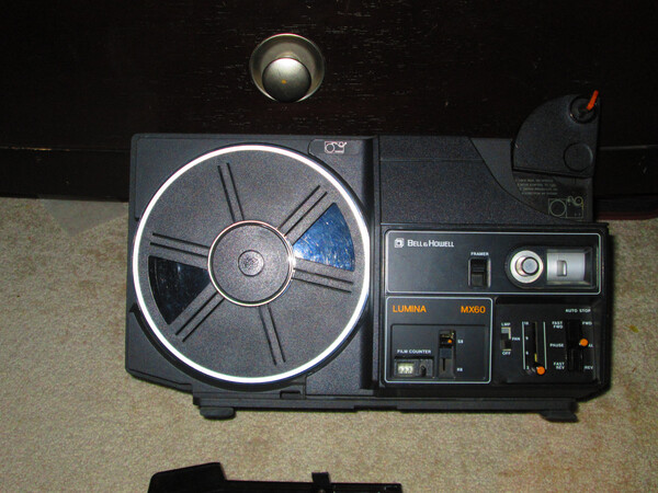 Mt bell and howell lumina mx 33 8mm projector take up reel