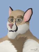 Spike the Puma: Badge Art