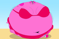 Dogust Day: Bigger Beach Ball Magenta