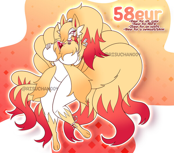 closed !! Ninetales x Arceus Fusion Adopt by 64raptors -- Fur Affinity  [dot] net