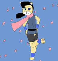 A Kunoichi among the Cherry Blossoms