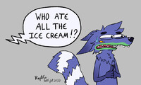 (Artfight 2022 attack)  Ice cream crime