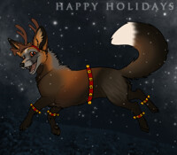 Limited Edition Jingle Pups Commission for Pyrovulpes