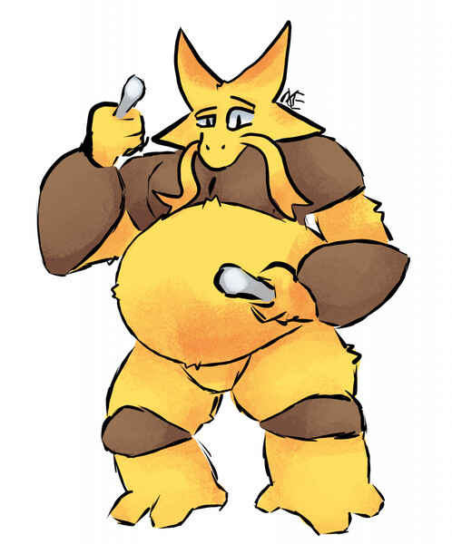 Pokedex Challenge Preview - Alakazam by Rhodolite -- Fur Affinity [dot] net