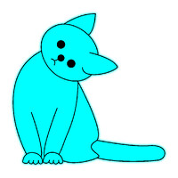 Mystics - Cyan Cat