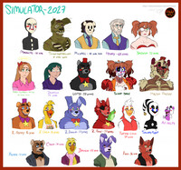 FNAFNG_FNAF 1 Characters by NamyGaga -- Fur Affinity [dot] net