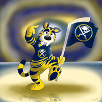 Mascotober - St. Louis Blues' Louie by MascotDrawings on DeviantArt