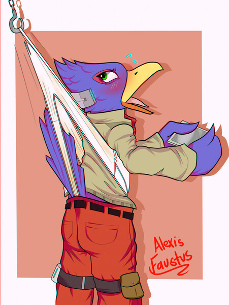 Falco Wedgie by Alexis-Faustus -- Fur Affinity [dot] net