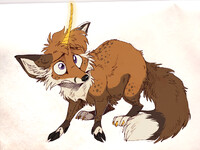 Fox unicorn