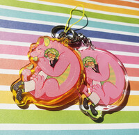 Gummy and The Doctor -- Acrylic Charms