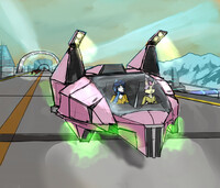 Driving through Fichina City