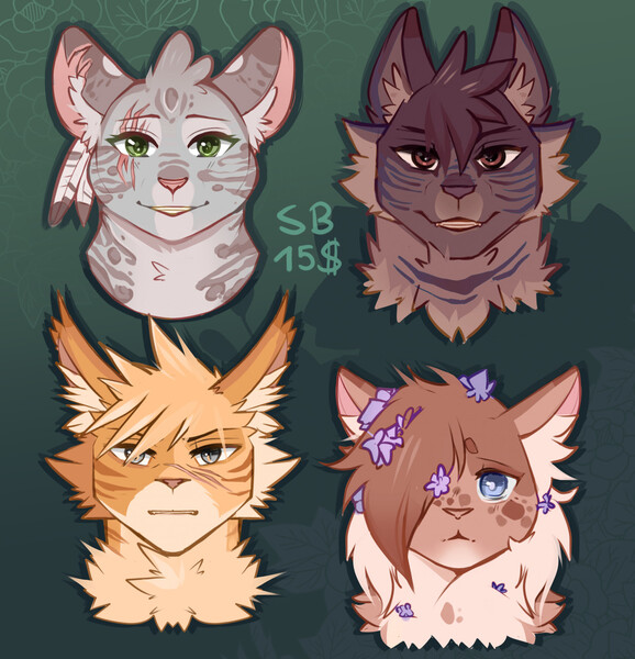 F2U warrior cat icons by SushiMeep on DeviantArt