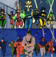 StarFox GI JOE movie frame redraw 1