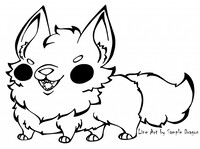 Pygmy Wolf Coloring Page Free2Use