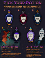 🔮 Pick Your Potion Custom Adopts 0/5 CLOSED