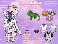 (little sona) Aiko the Owlet ref sheet