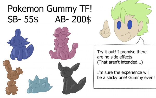 Pokemon Gummy bear 2 1 1