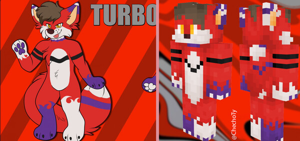 Plume Minecraft Skin by ToxicSugar -- Fur Affinity [dot] net