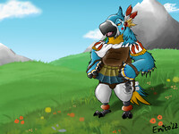 Kass scenery [Zelda BotW]