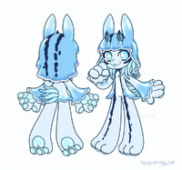 {Adopt} Blue clam {open}