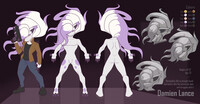 Damien Lance. Reference Sheet. Comm.#834