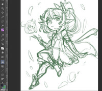 Forest fairy deity - WIP