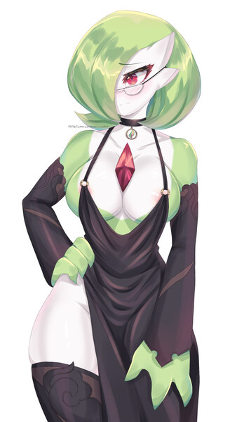 Gardevoir Fan Art by TheGreenCoffii -- Fur Affinity [dot] net