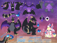 Dread Charizard - Ref Sheet (SFW)