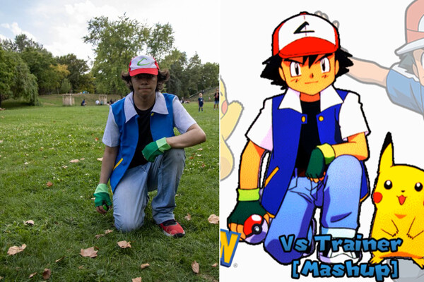 Pose with Ash Ketchum and Pokemon Characters