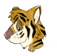 Fursona icon drawn by Kristian
