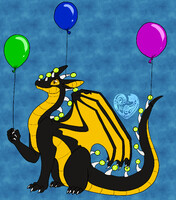 Aiden with tennis balls