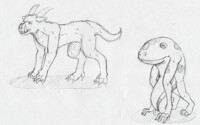Creature doodles (Wayfarer)