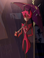 It's raining outside the window