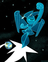 normal day as a superhero robot