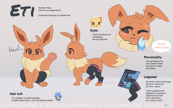 Eevee Evolution Chart (Theoretical) (Vers.1) by CInderzz -- Fur Affinity  [dot] net