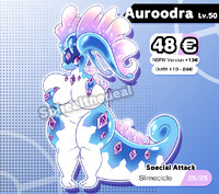 [SOLD] Goodra x Aurorus Fusion ADOPT