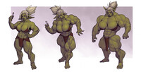 Silhouette muscle growth sequence by Samihameha -- Fur Affinity