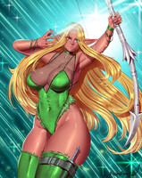 Elf Huntress (commission)