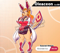 [AF CUSTOM] Glaceon x Oleana Fusion