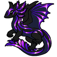 Purple Metallic Axo Dragon Auction (sold)