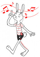 Listening to music