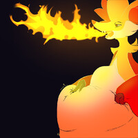 Delphox's spicy burp