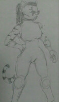 Aisha in a snatched jumpsuit