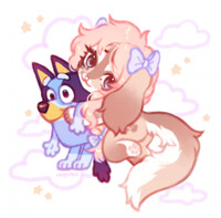 Princess & Bluey Plush