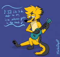 Playing my Uke