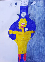 Big Bird Gets Stuck In A Vase...Or A Face