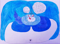Fluff The Fat Penguin from Cyberchase