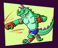Trex punch! 🦖🥊