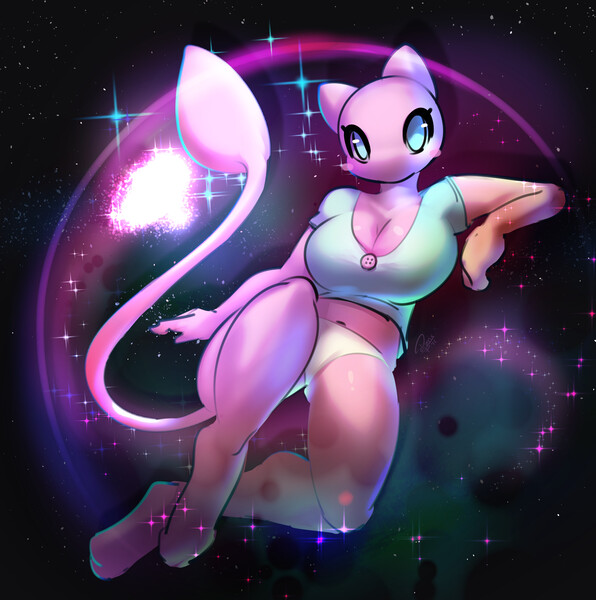 Mew Pokemon by NSFWImaranx -- Fur Affinity [dot] net