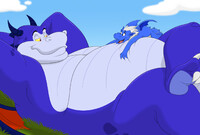 Giant Dragon Belly Bed